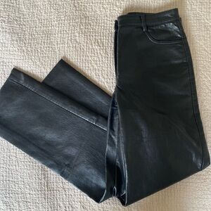 Aritzia The Melina Pant High-Waisted Vegan Leather